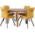 Dining set CHICAGO NEW round table and 4 chairs (10588)