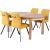 Dining set CHICAGO NEW round table and 4 chairs (10588)