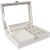 Jewelry box SEZANE 20x15x4.5cm, white