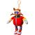 SONIC Piespraužama plīša rotaļlieta, 15 cm