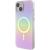 Guess IML Iridescent MagSafe Back Case Защитный Чехол для Apple iPhone 15 Plus