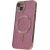 Mocco Glitter Chrome MagSafe Case Silikona Apvalks Priekš Apple iPhone 15 Pro Max