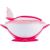 Bļoda ar piesūcekni un karoti Babyono 1063/03 pink
