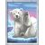 Ravensburger Paint by Numbers Polarbear Greeting