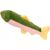 LeanToys Pluszowa Rybka Z Piszczałką Maskotka Kolorowa 30cm
