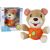 LeanToys Pluszowy Miś Interaktywny Pluszak Pomarańczowy Grający 23 cm
