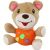 LeanToys Pluszowy Miś Interaktywny Pluszak Pomarańczowy Grający 23 cm