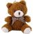 LeanToys Pluszowy Brązowy Mały Miś Przytulanka Maskotka Breloczek 10cm