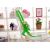 LeanToys Maskotka Pluszowa Małpka z Dzieckiem Zielona 70 cm