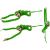 LeanToys Maskotka Pluszowa Małpka z Dzieckiem Zielona 70 cm