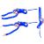 LeanToys Maskotka Pluszowa Małpka z Dzieckiem Niebieska 70 cm