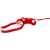 LeanToys Maskotka Pluszowa Małpka z Dzieckiem Czerwona 70 cm