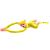 LeanToys Maskotka Pluszowa Małpka z Dźwiękiem Żółta 80 cm