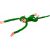 LeanToys Maskotka Pluszowa Małpka z Dźwiękiem Zielona 80 cm