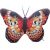 LeanToys Maskotka Pluszowy Motyl Czerwony Poduszka 40 x 30 cm