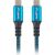 Lanberg CA-CMCM-45CU-0005-BK USB cable USB4 Gen 2x2 0.5 m USB C Black, Blue