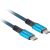 Lanberg CA-CMCM-45CU-0005-BK USB cable USB4 Gen 2x2 0.5 m USB C Black, Blue