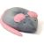 Go Gift Sako bag pouffe Mouse grey-pink L 110 x 80 cm
