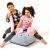 Go Gift Sako bag pouffe Mouse grey-pink L 110 x 80 cm