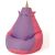 Go Gift Sako bag pouf Unicorn pink-purple L 105 x 80 cm