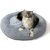 GO GIFT Shaggy grey L - pet bed - 66 x 66 x 10 cm