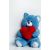 Go Gift FRANK teddy bear 50 cm blue