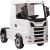 Lean Cars Battery-powered car Scania 500R HL698 White 4x4 Bērnu elektriskās automašīnas