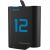 TELESIN lithium battery for GoPro Hero 12/11/10/9 (blue)