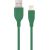 Kabelis Gembird Premium silicon USB-A Male - 8-pin Male 1.5m Green