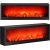 Декоративная лампа-камин на батарейках Springos CL0863, USB LED 60x10x19,5 см, черный