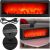 Декоративная лампа-камин на батарейках Springos CL0863, USB LED 60x10x19,5 см, черный