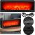 Декоративная лампа-камин на батарейках Springos CL0863, USB LED 60x10x19,5 см, черный
