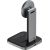 SATECHI 3-in-1 Foldable Qi2 Wireless Charging Stand (Space Gray) with Type A,C,G plugs