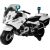 Lean Cars BMW Police Motorcycle White - Electric Ride On Motorbike