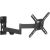 BARKAN 2400.B 26"-39" lygiam/lenktam TV, 4 lankstų, sieninis, juodas