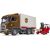 BRUDER Scania Super 560R Logistik LKW mit Mitnahmestapler