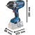 Bosch cordless impact wrench BITURBO GDS 18V-1000 C Professional, 18V (blue/black, 2x battery ProCORE18V 8.0Ah, Bluetooth module, 1/2, in L-BOXX)