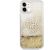 GUHCN61LG4GGO Guess TPU Big 4G Liquid Glitter Gold Case for iPhone 11 Transparent