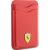 Ferrari Wallet Card Slot FEWCMRSIR czerwony|red MagSafe Leather 2023 Collection