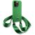 Lacoste Iconic Petit Pique Crossbody Woven Logo maciņš priekš iPhone 15 Pro zaļš
