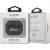 GUA34GSMK Guess 4G Script PC|PU Силиконовый чехол для наушников Apple Airpods 3 серый