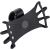 Hurtel Swivel silicone bike holder - black
