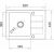 One-bowl sink with draining board Maidsinks Promo 62x44 1B 1D E070053701
