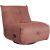Recliner leisure chair WIN-WIN with manual mechanism, pink