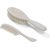 Suka dabīga NATURAL SUPER SOFT+ķemme BabyOno 568/03 grey*