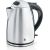 WMF Stelio 0413020012 electric kettle 1.7 L 2400 W Black, Stainless steel