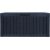 Storage box BOMM 117,5x47,5xH59cm/300L, black plastic