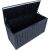 Storage box BOMM 117,5x47,5xH59cm/300L, black plastic