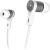 Hama 00184136 Intense Headphones In-Ear White austiņas ar vadu austiņas ar vadu