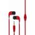 Sbox Stereo Earphones With Microphone EP-038 Red austiņas ar vadu